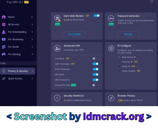 iTop VPN Crack Screenshot 1