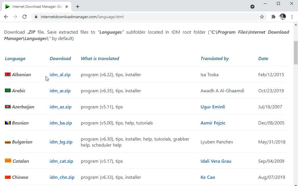 Download selected files with one click